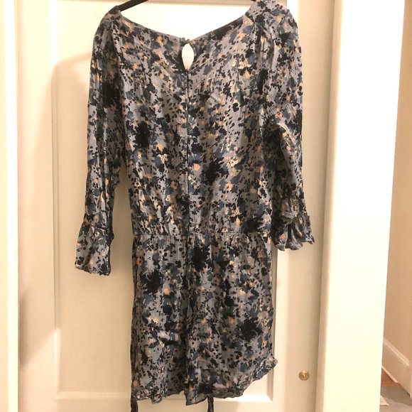 Free People "All the right ruffles" romper - rain blue - Picture 3 of 4